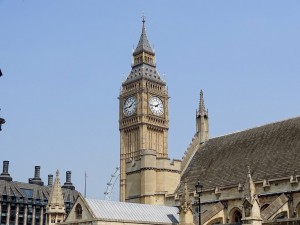 Elizabeth Tower, London: photo, JS