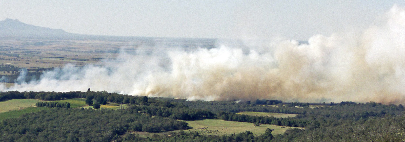 Bush fire Australia: photo JS