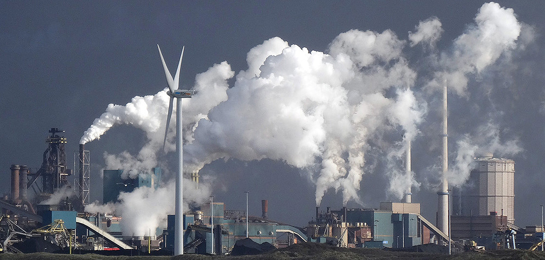 TATA steel works IJmuiden Netherlands: photo JS